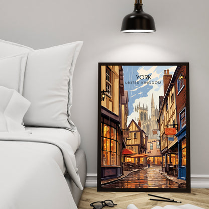 Affiche York | impression de voyage York | Impression York | Affiche Royaume-Uni