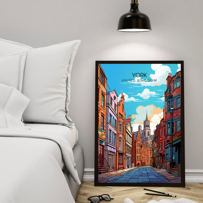 Affiche York | impression de voyage York | Impression York | Affiche Royaume-Uni