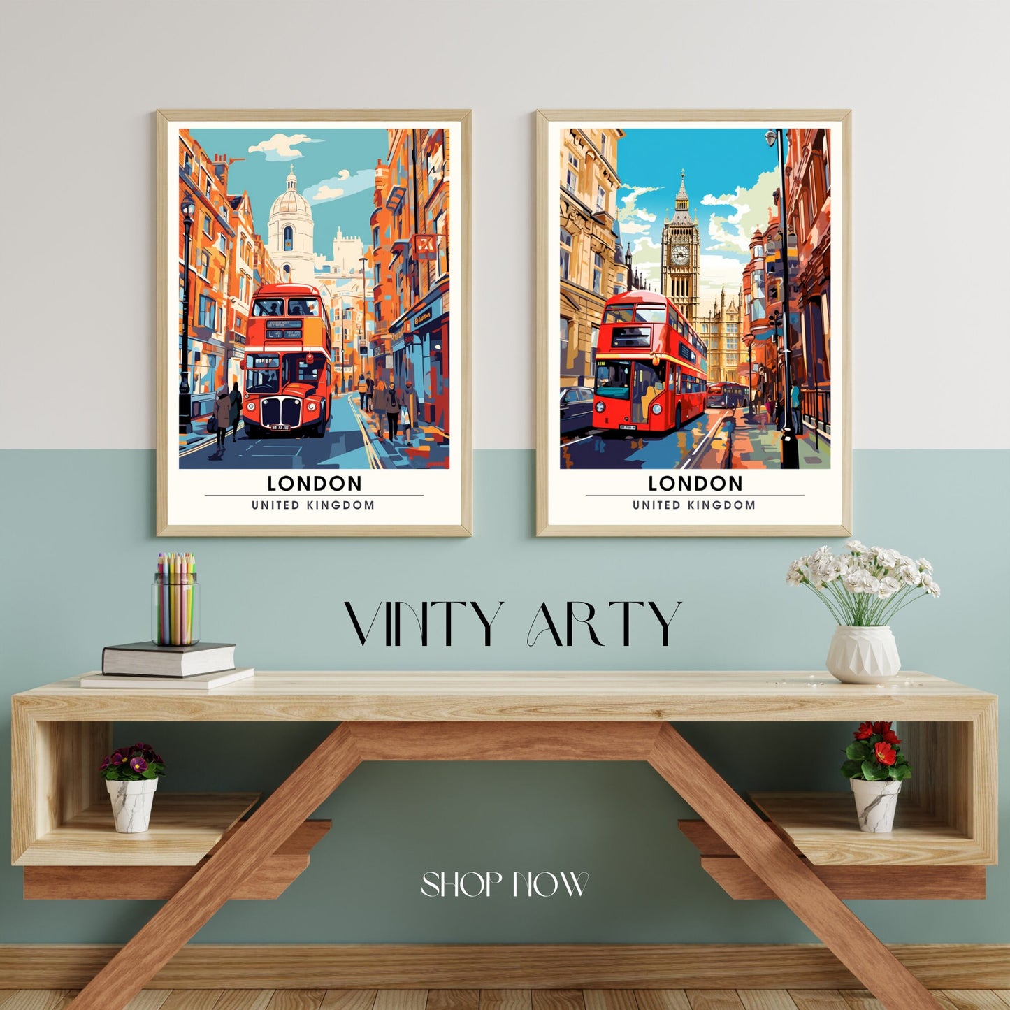 Affiche Londres | impression de voyage Londres | Impression Londres | Affiche Royaume-Uni