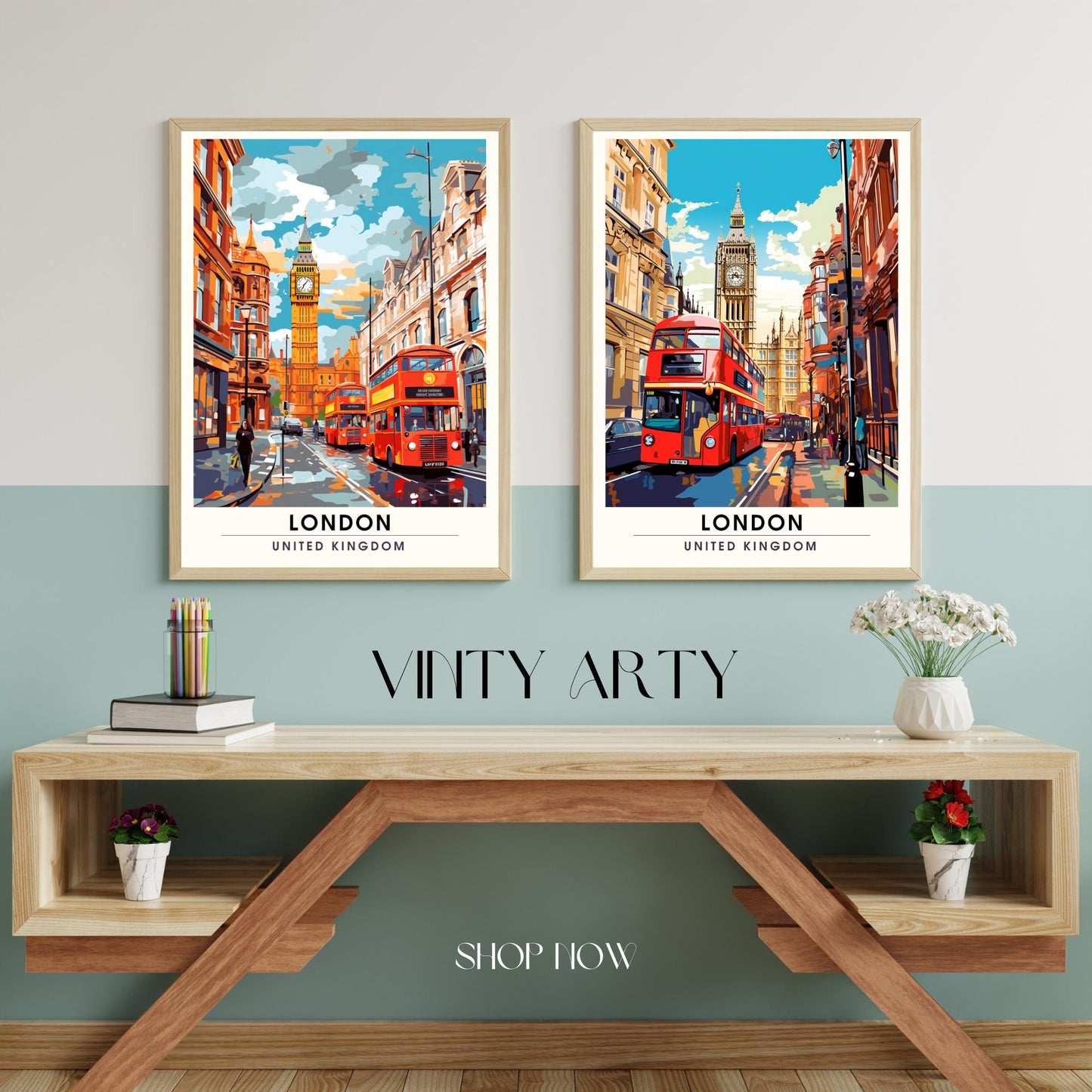 Affiche Londres | impression de voyage Londres | Impression Londres | Affiche Royaume-Uni