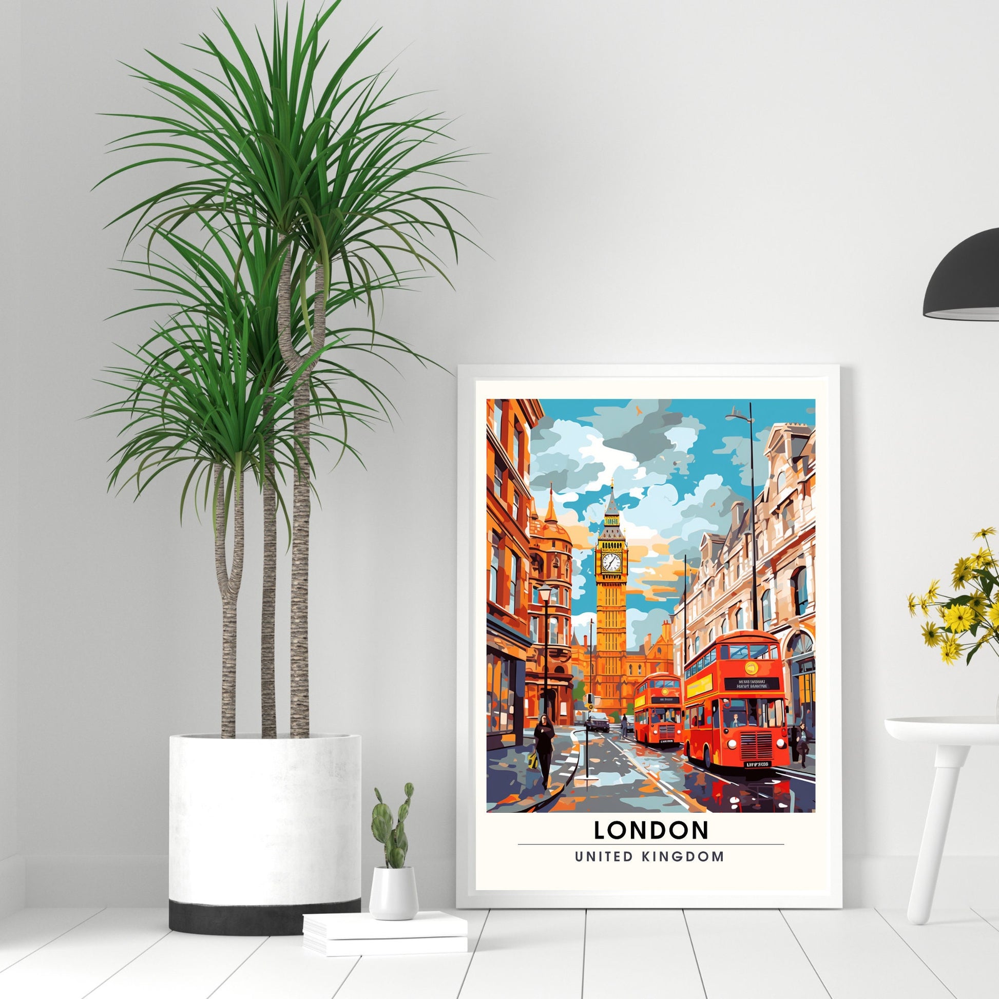 Affiche Londres | impression de voyage Londres | Impression Londres | Affiche Royaume-Uni