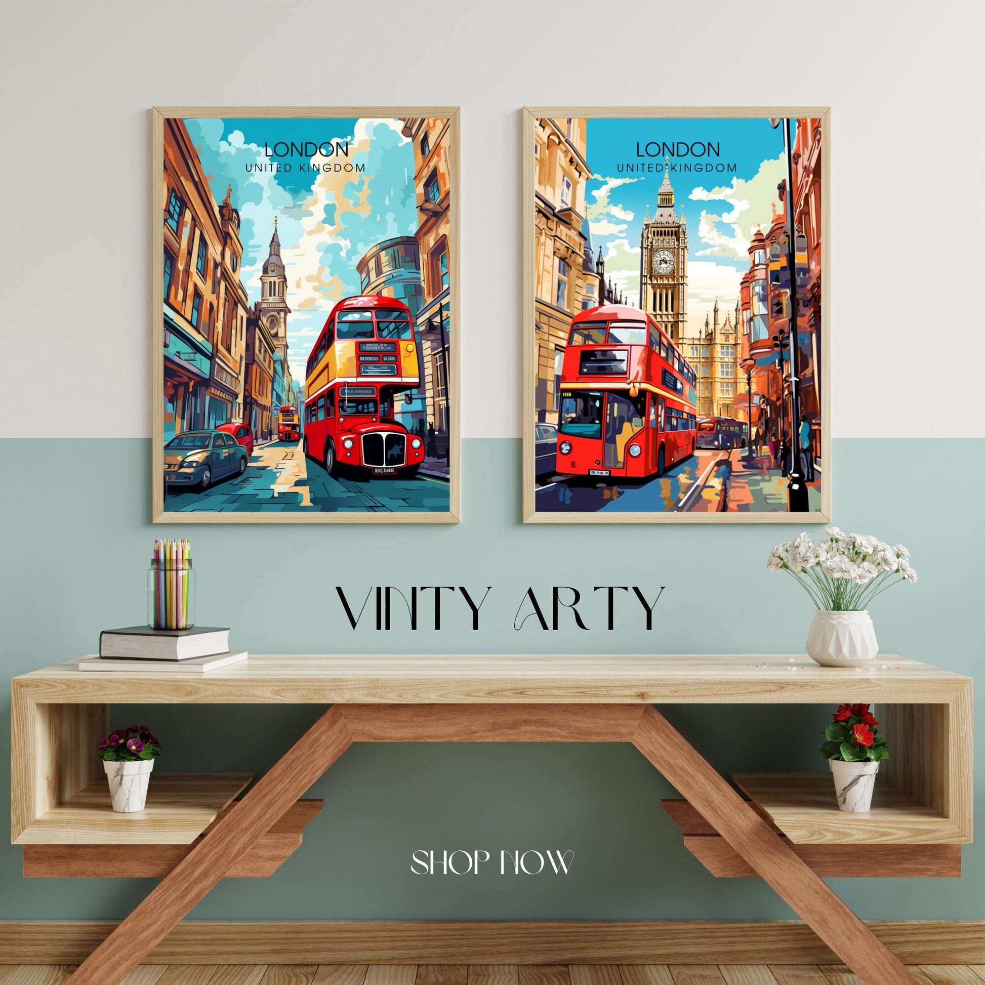 Affiche Londres | impression de voyage Londres | Impression Londres | Affiche Royaume-Uni