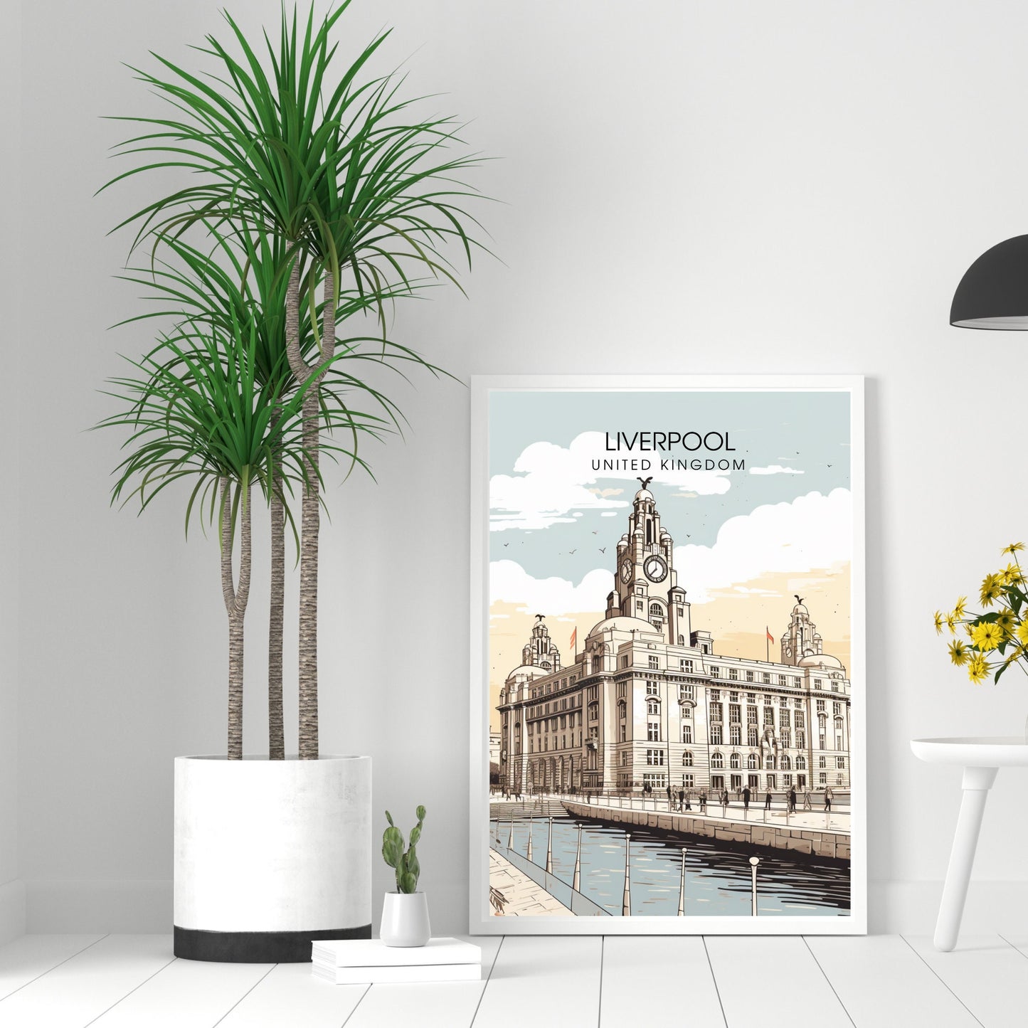 Affiche Liverpool | impression de voyage Liverpool | Impression Liverpool