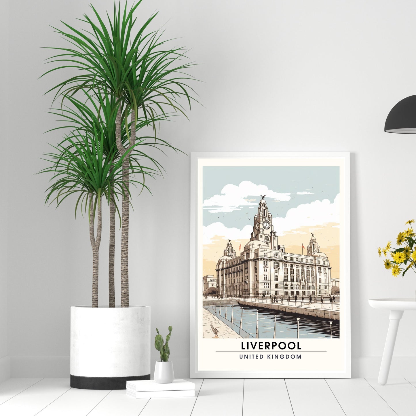 Affiche Liverpool | impression de voyage Liverpool | Impression Liverpool