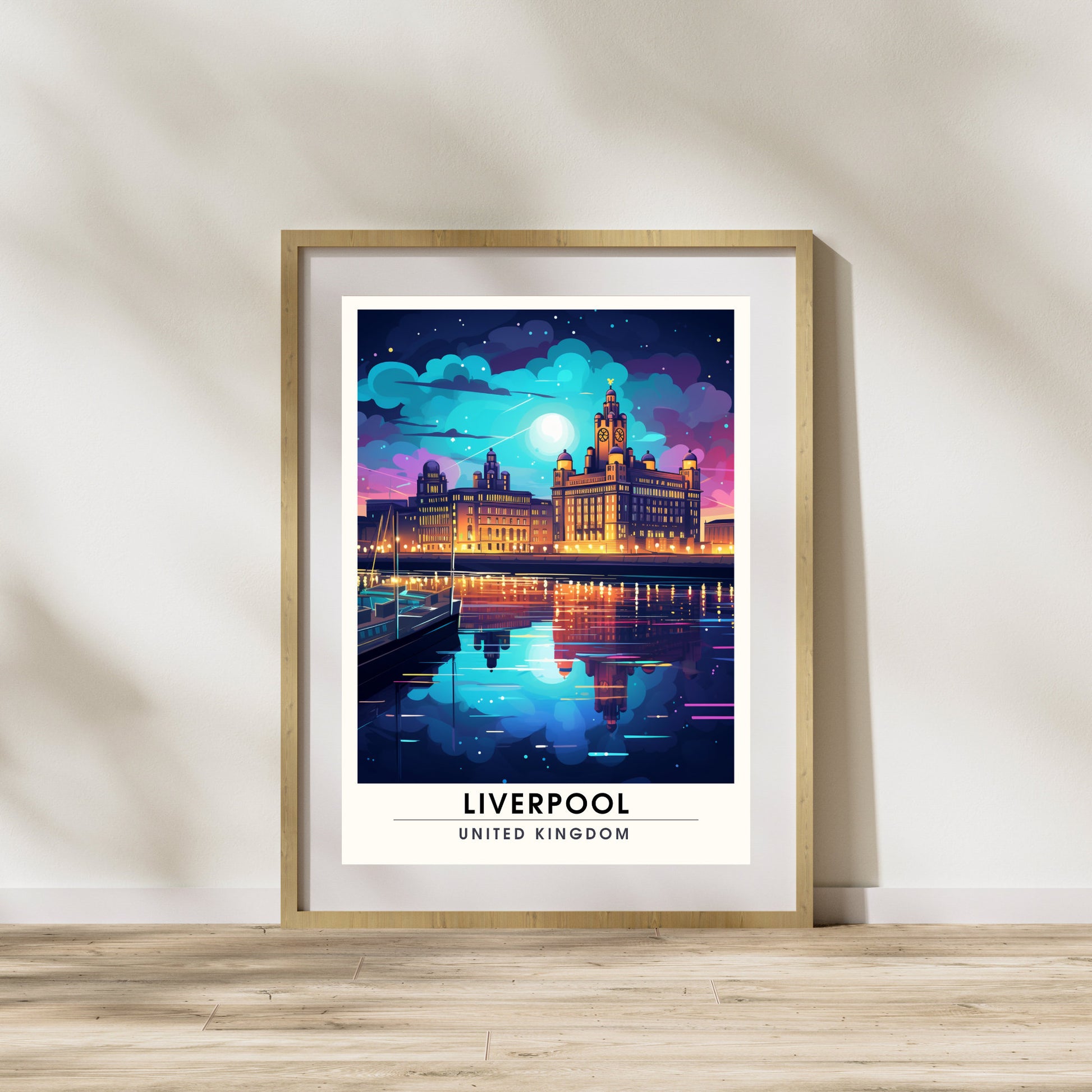 Affiche Liverpool | impression de voyage Liverpool | Impression Liverpool