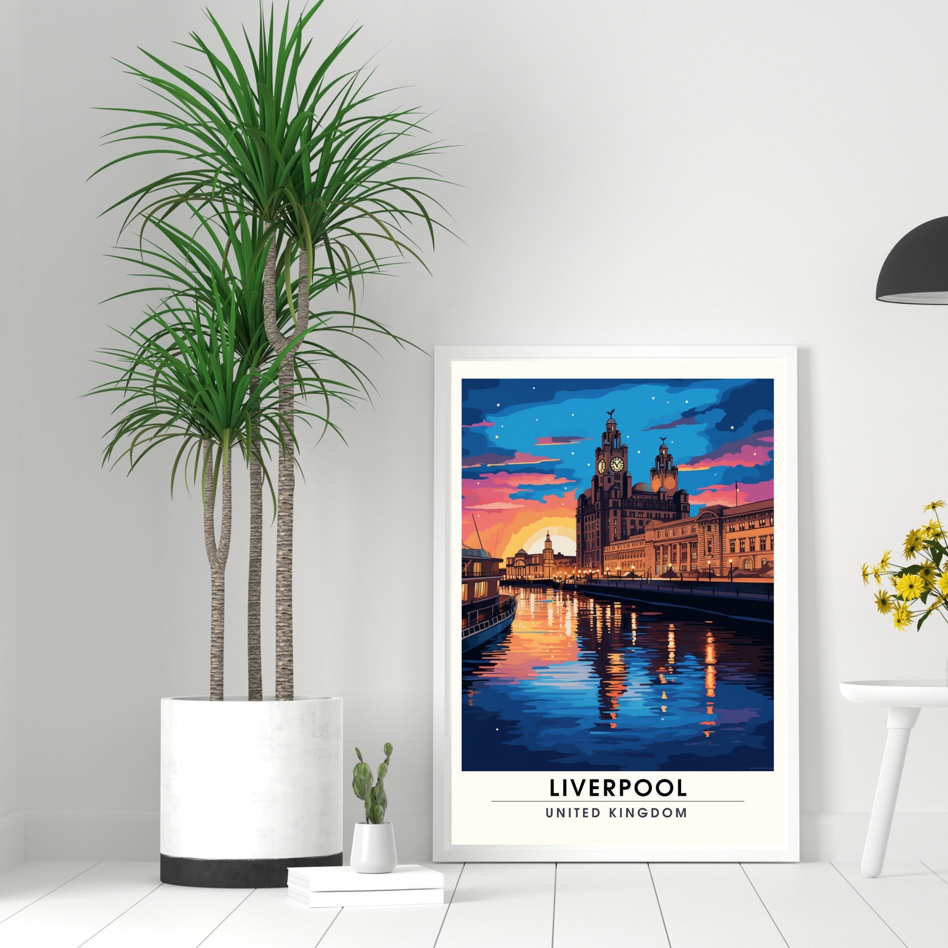 Affiche Liverpool | impression de voyage Liverpool | Impression Liverpool