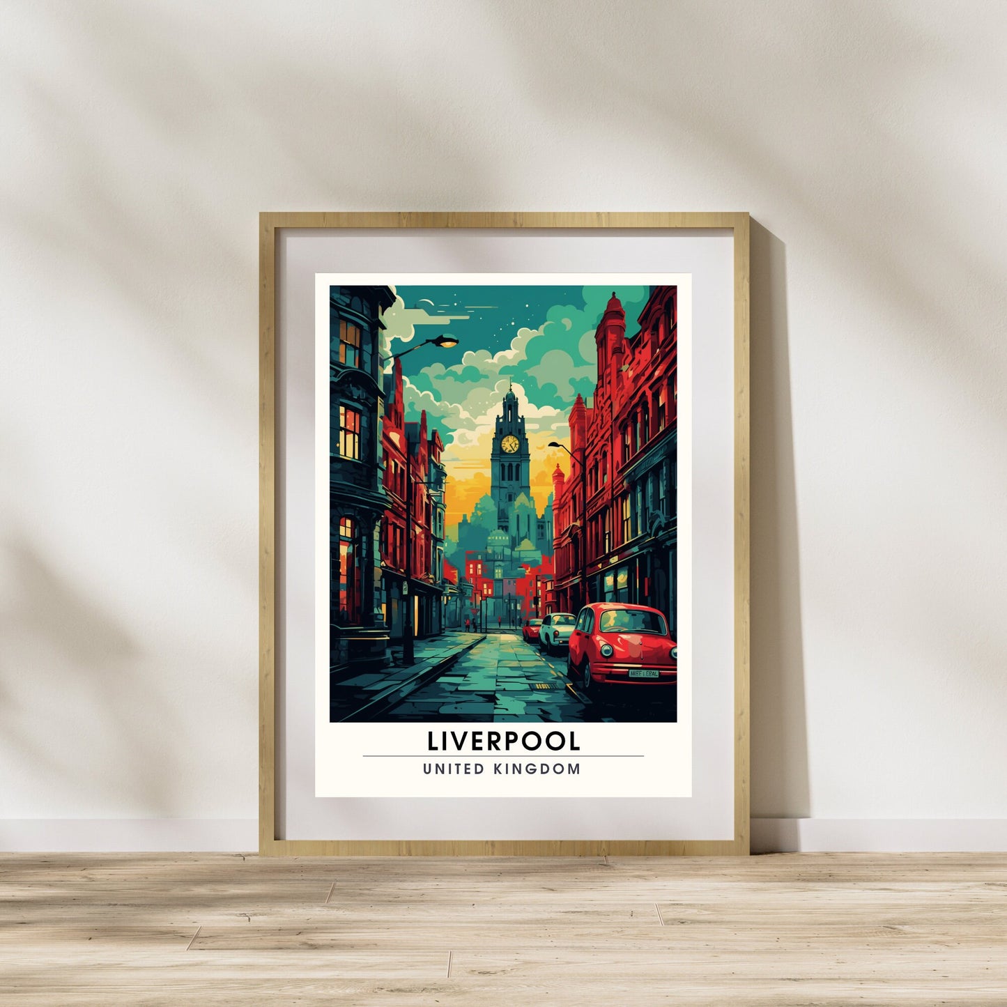 Affiche Liverpool | impression de voyage Liverpool | Impression Liverpool