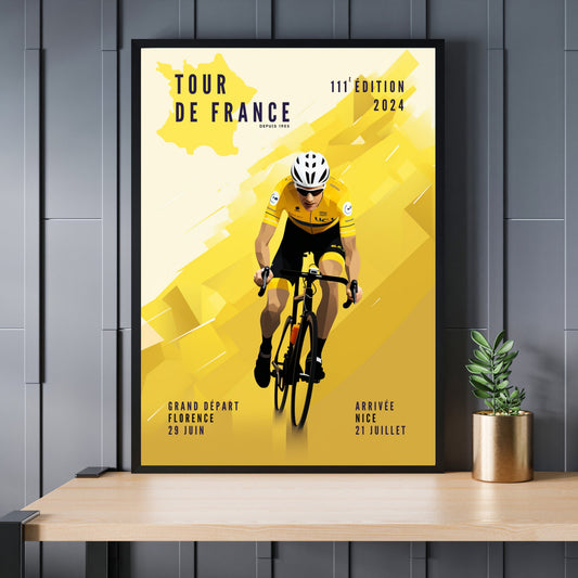 Affiche tour de France 2024