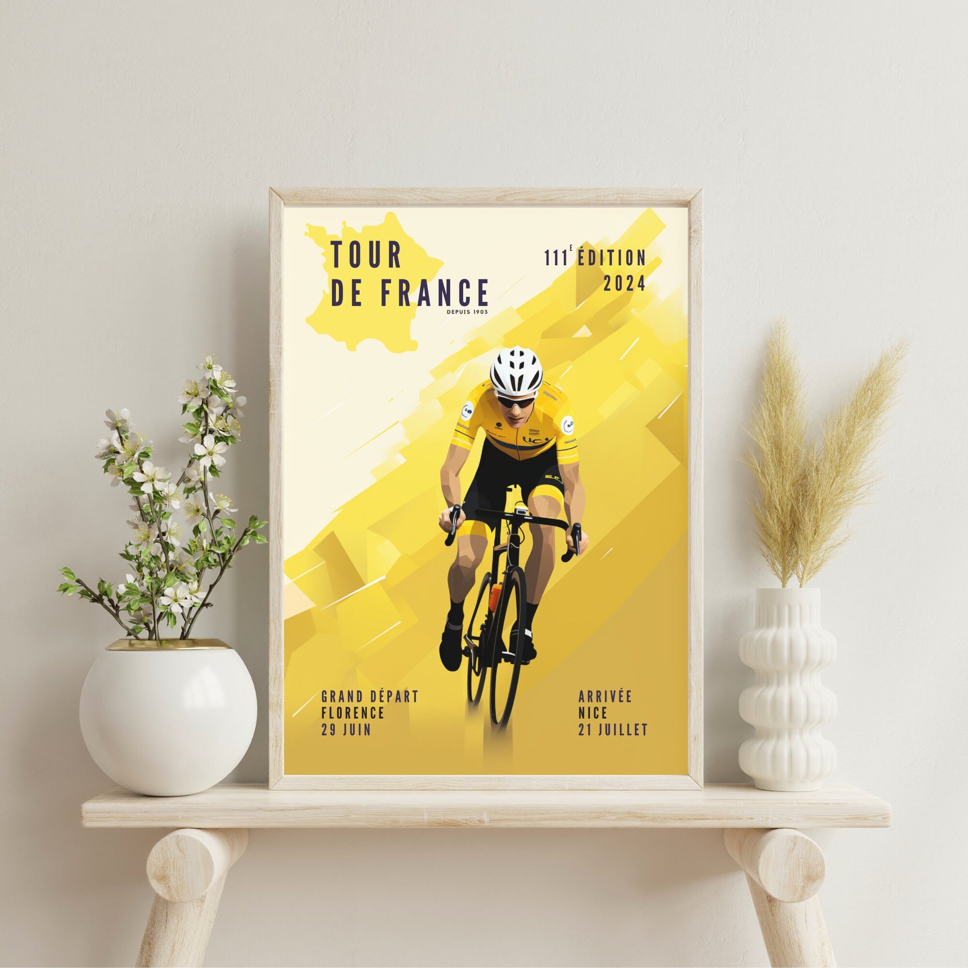 Affiche tour de France 2024