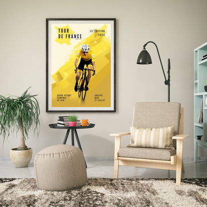 Affiche tour de France 2024