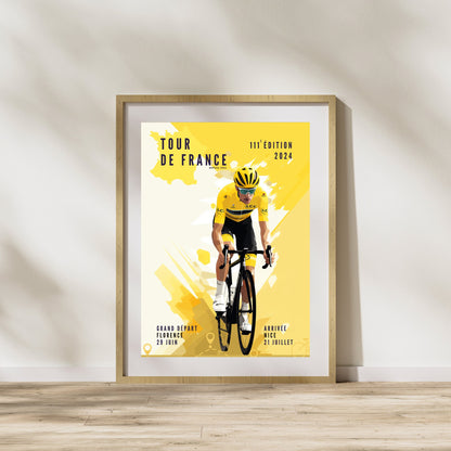 Affiche tour de France 2024