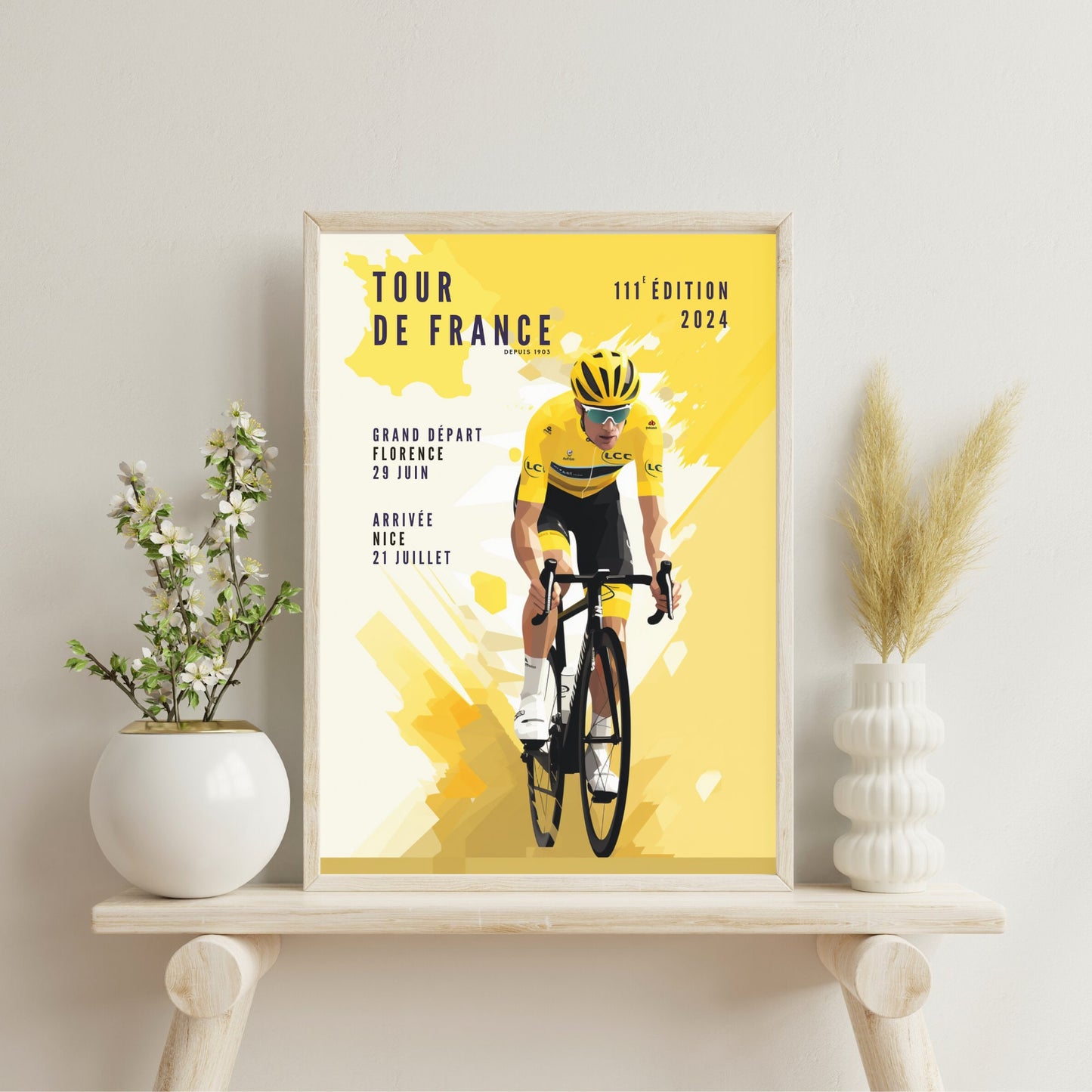 Affiche tour de France 2024