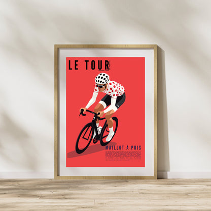 Impression Tour de France - Maillot à Pois