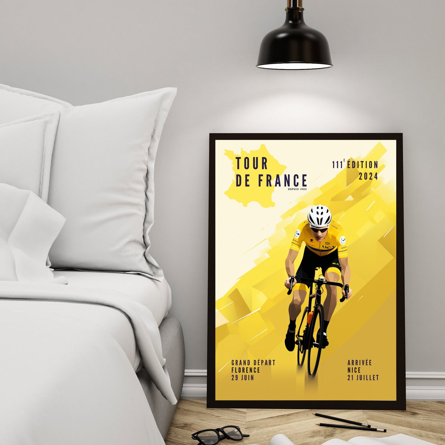 Affiche tour de France 2024