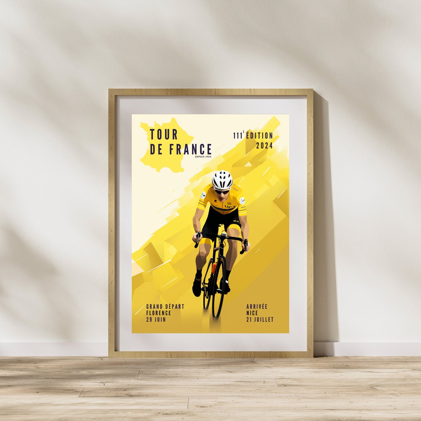 Affiche tour de France 2024