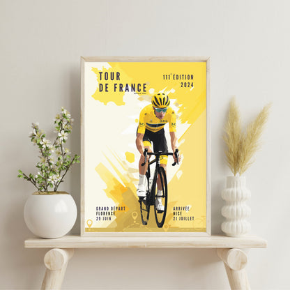 Affiche tour de France 2024