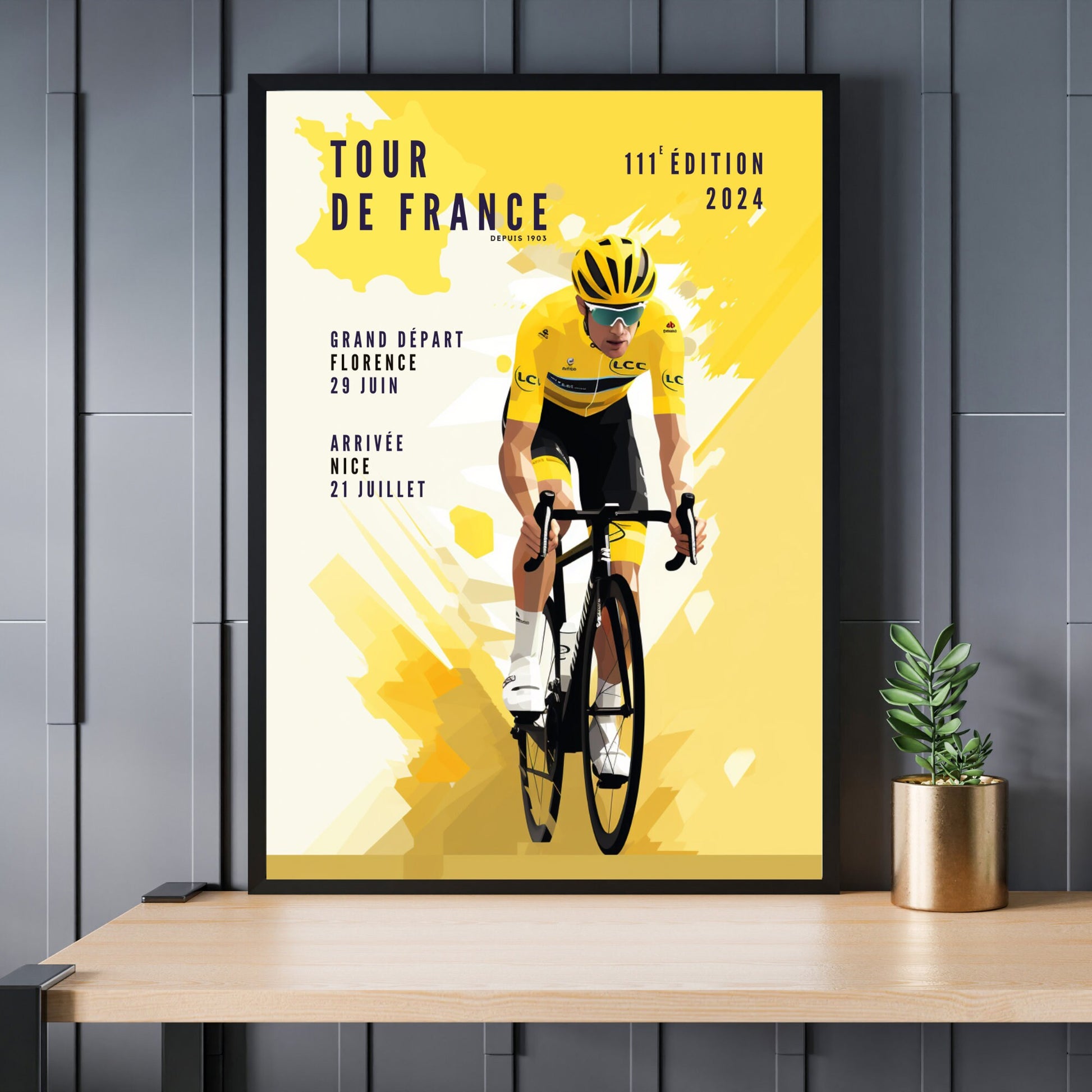 Affiche tour de France 2024