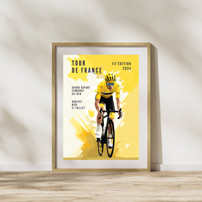 Affiche tour de France 2024