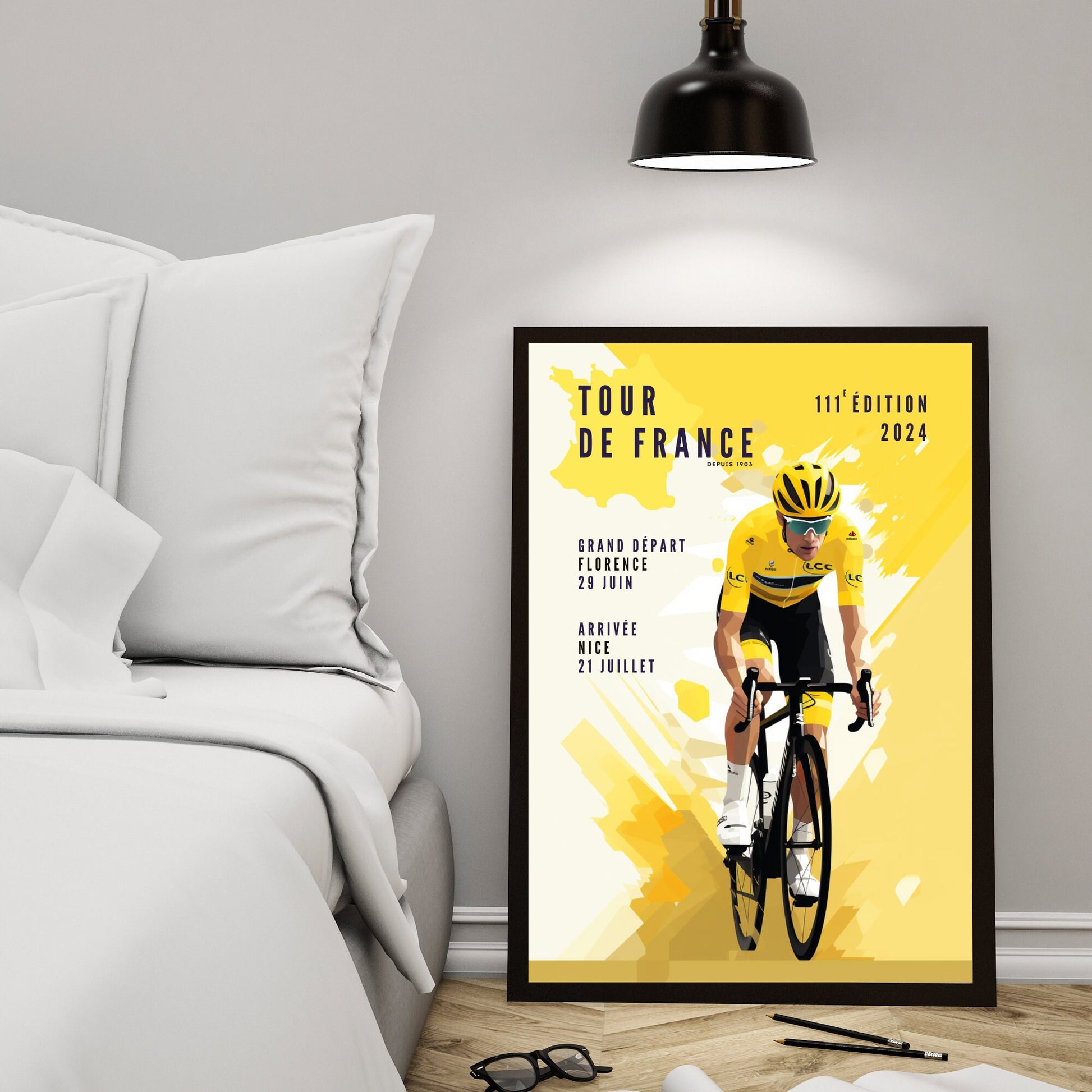 Affiche tour de France 2024