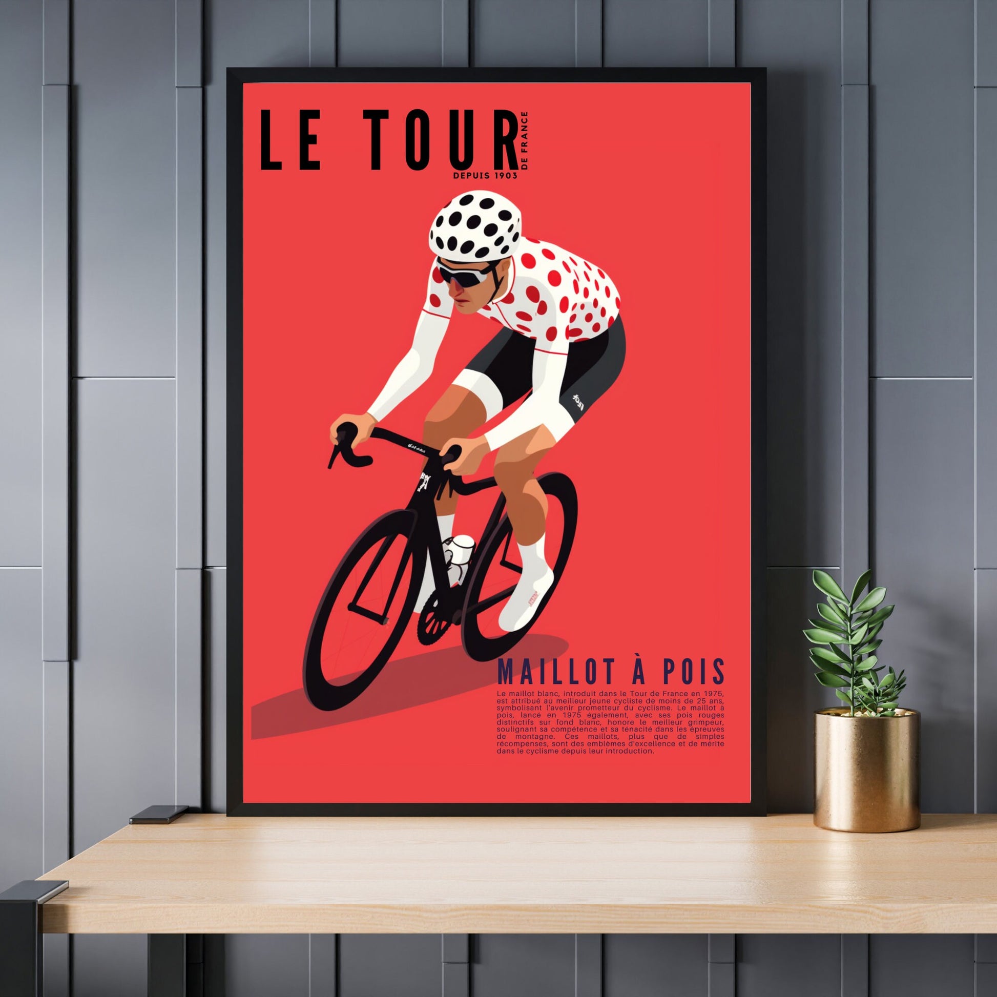 Impression Tour de France - Maillot à Pois