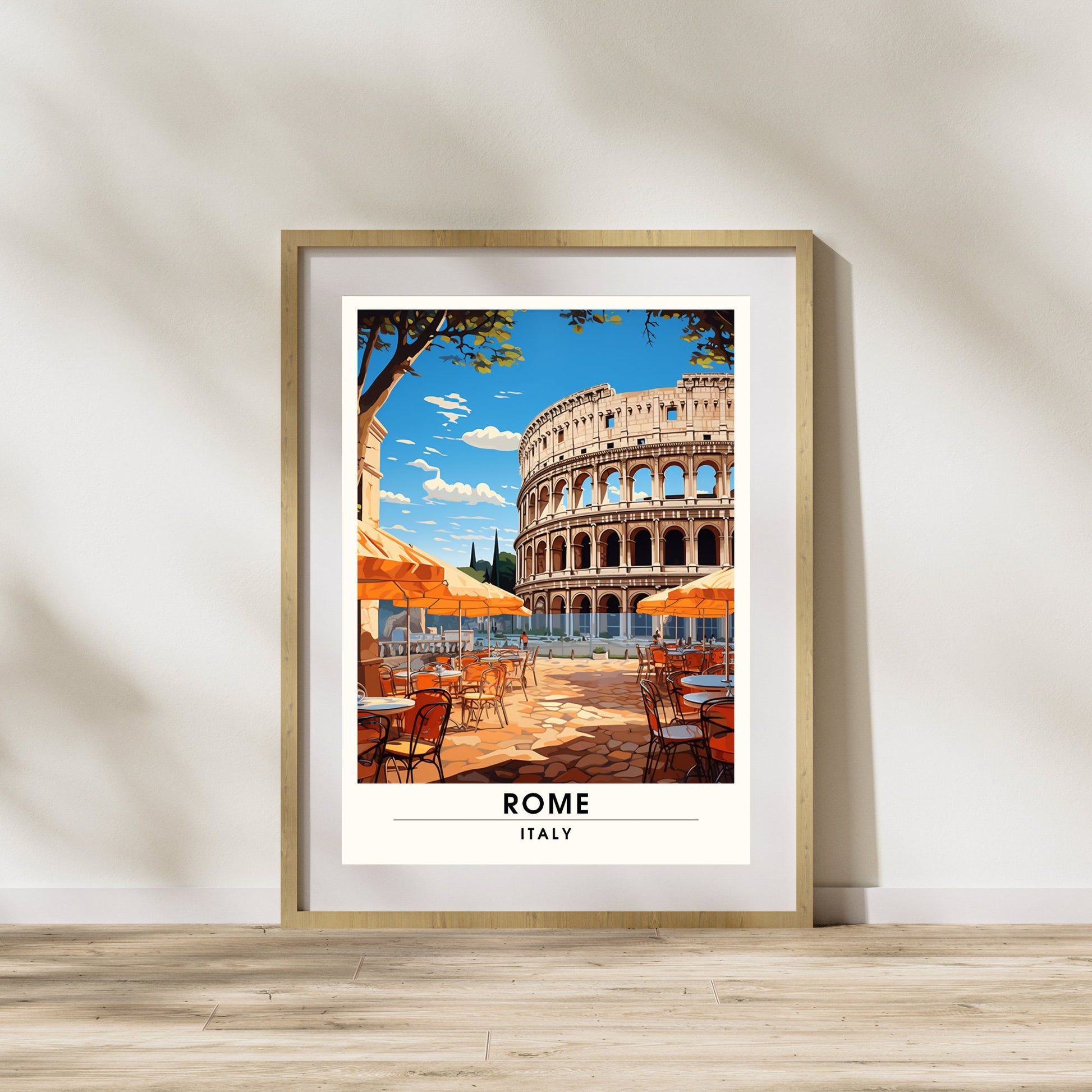 Affiche Rome | impression de voyage Rome | Impression Rome Colisée | Affiche Italie