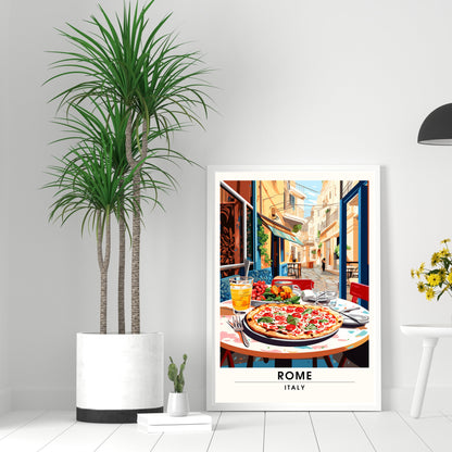 Affiche Rome | impression de voyage Rome | Impression Rome | Affiche Italie | Affiche Restaurent