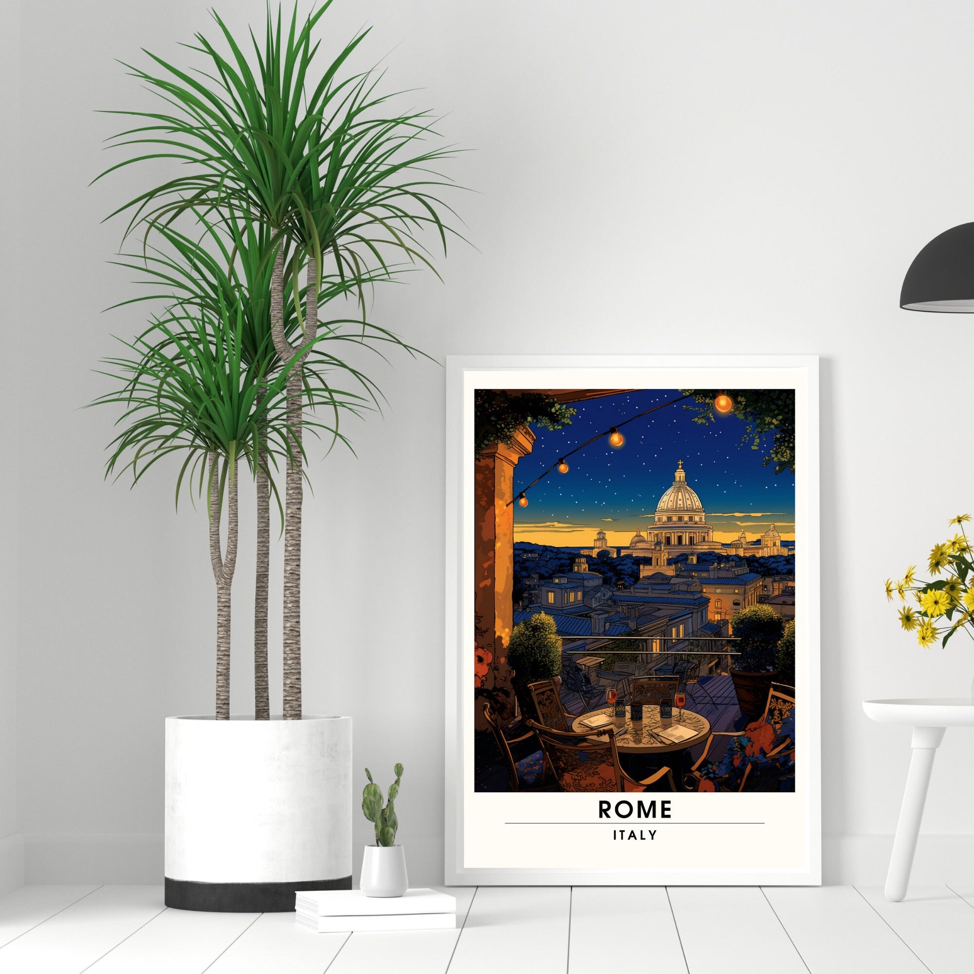 Affiche Rome | impression de voyage Rome | Impression Rome | Affiche Italie | Rome la nuit