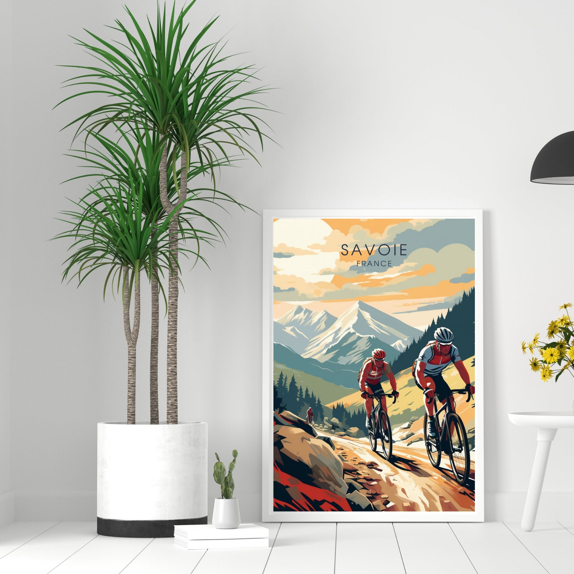 Affiche Savoie | Affiche VTT | Affiche Vélo | Impression VTT | Affiche randonnée