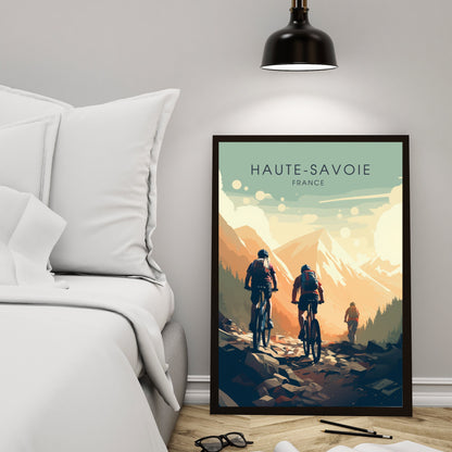 Affiche Haute-Savoie | Affiche VTT | Affiche Vélo | Impression VTT