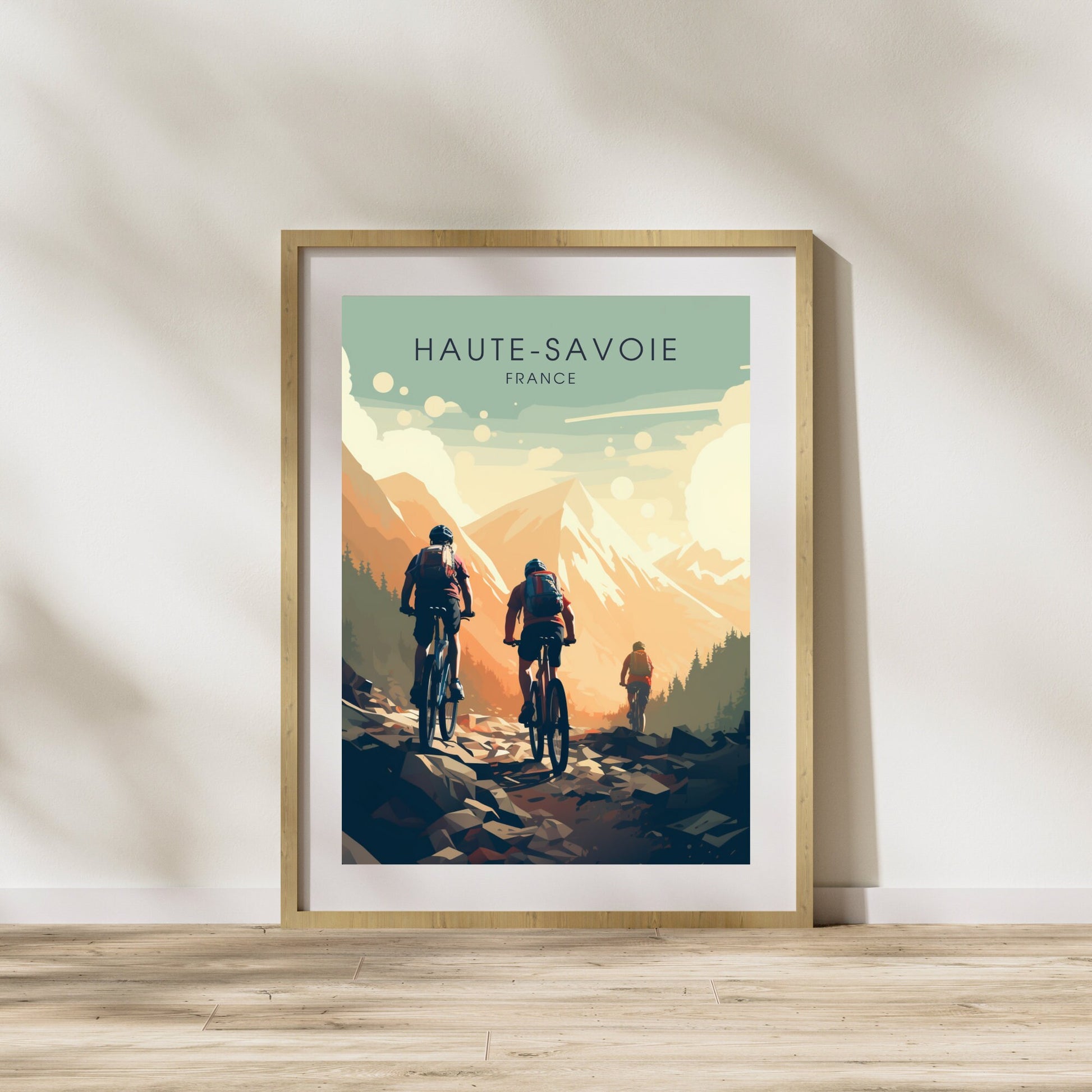 Affiche Haute-Savoie | Affiche VTT | Affiche Vélo | Impression VTT