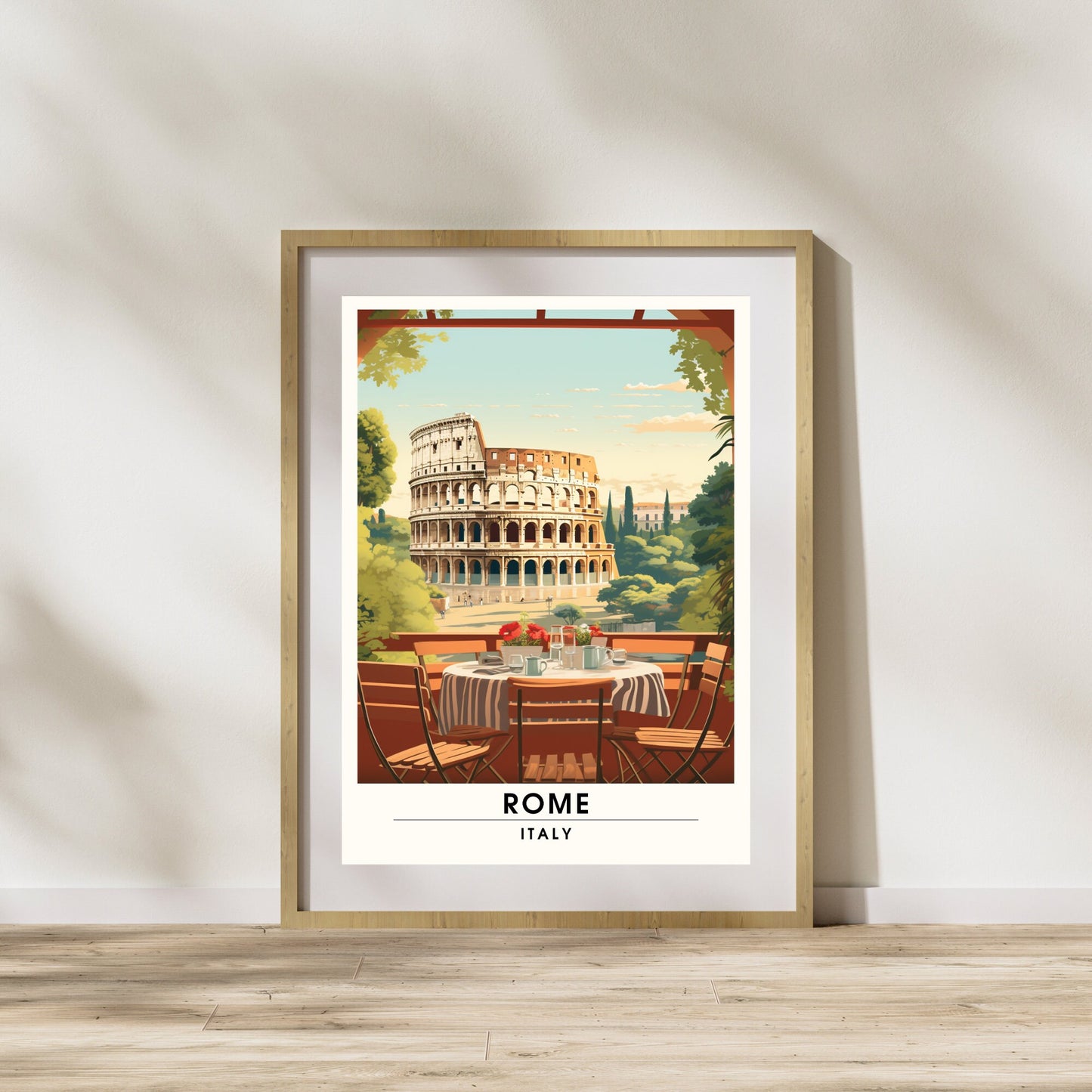 Affiche Rome | impression de voyage Rome | Impression Rome Colisée | Affiche Italie