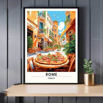 Affiche Rome | impression de voyage Rome | Impression Rome | Affiche Italie | Affiche Restaurent