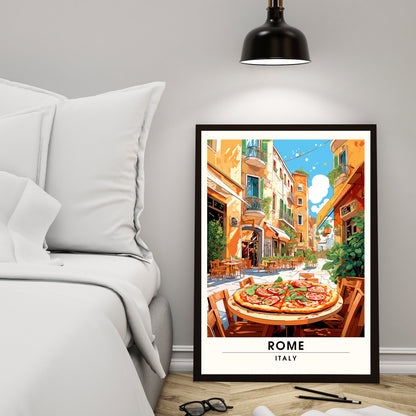 Affiche Rome | impression de voyage Rome | Impression Rome | Affiche Italie | Affiche Restaurent