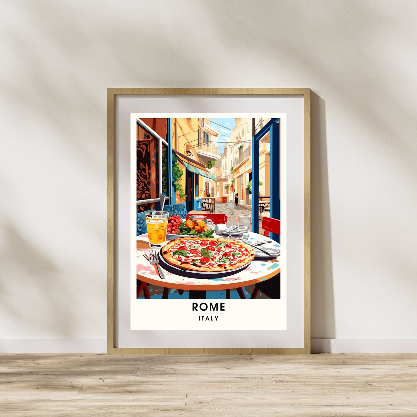 Affiche Rome | impression de voyage Rome | Impression Rome | Affiche Italie | Affiche Restaurent