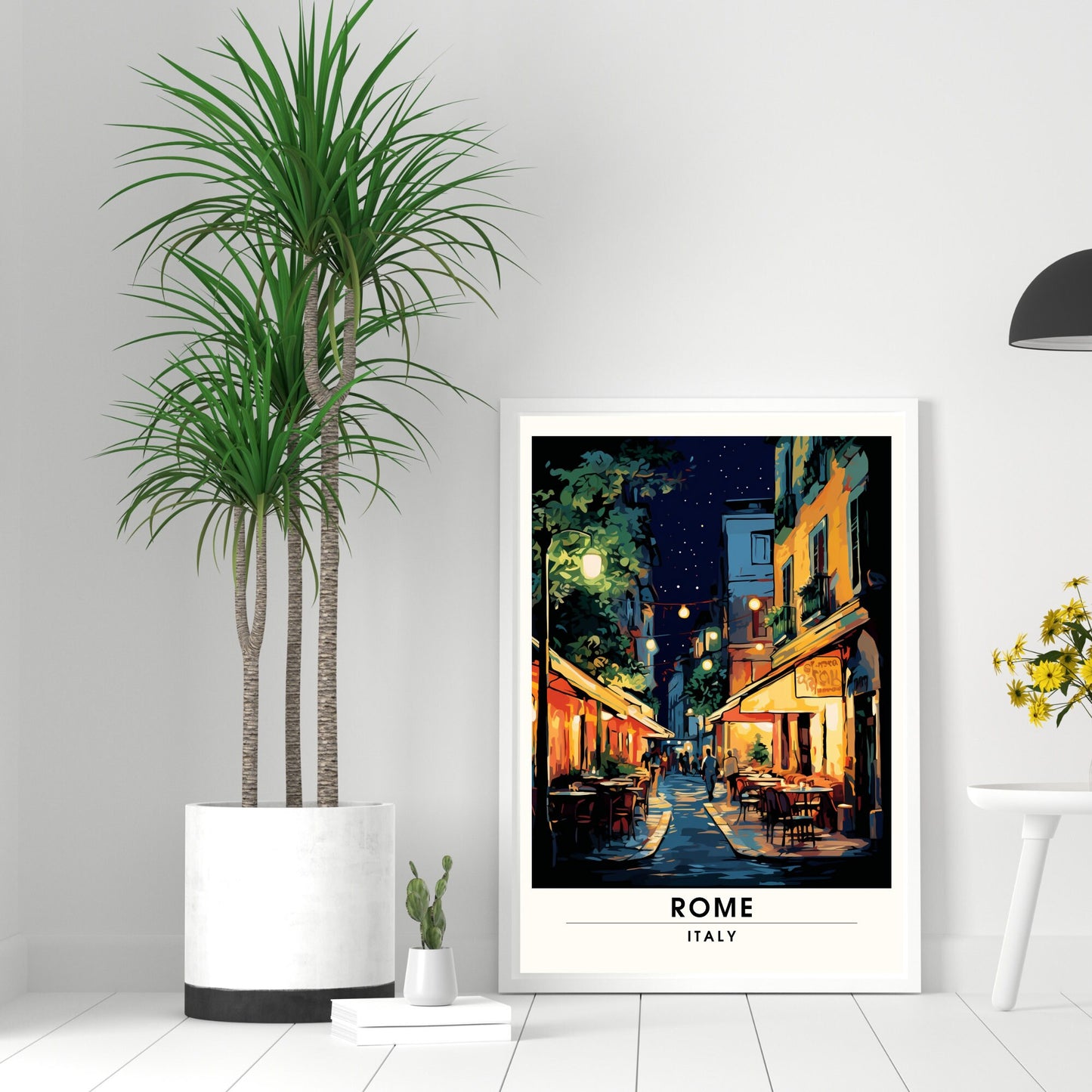 Affiche Rome | impression de voyage Rome | Impression Rome | Affiche Italie | Rome la nuit