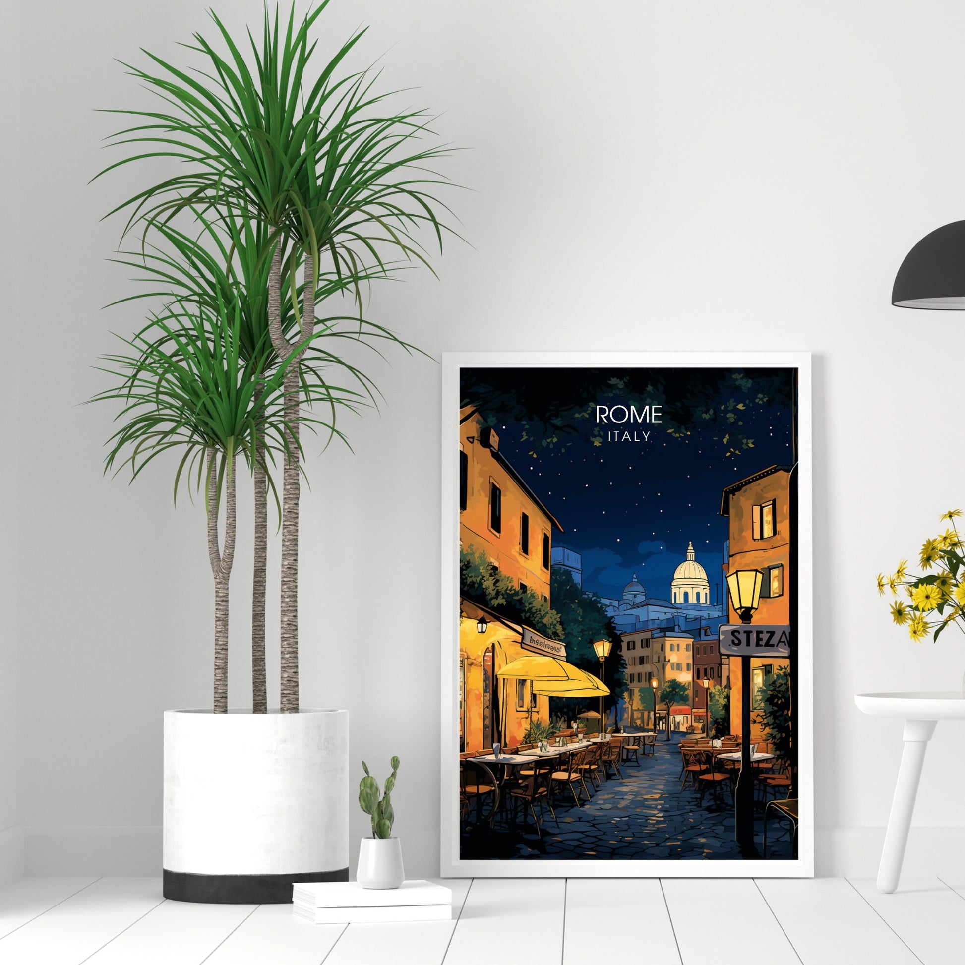 Affiche Rome | impression de voyage Rome | Impression Rome | Affiche Italie | Rome la nuit