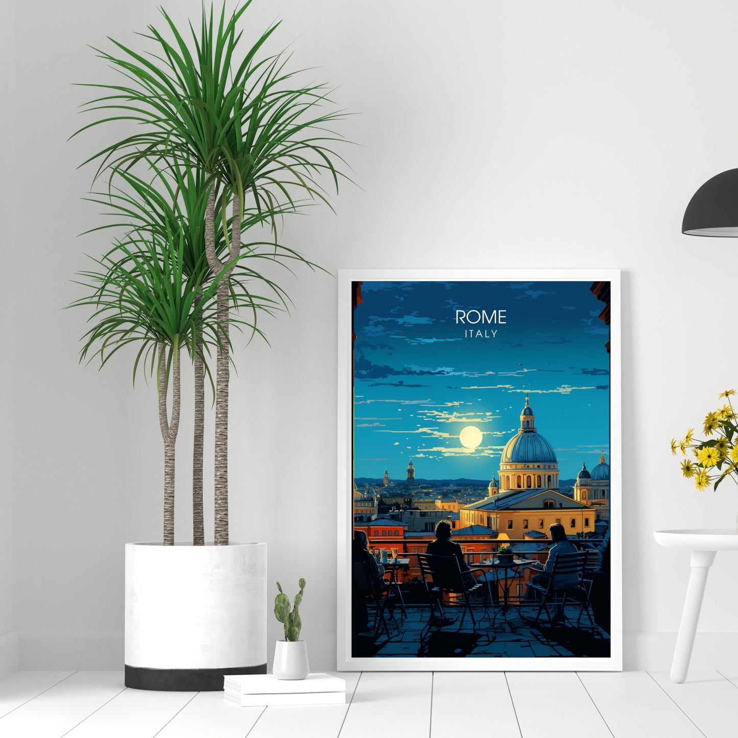 Affiche Rome | impression de voyage Rome | Impression Rome | Affiche Italie | Rome la nuit