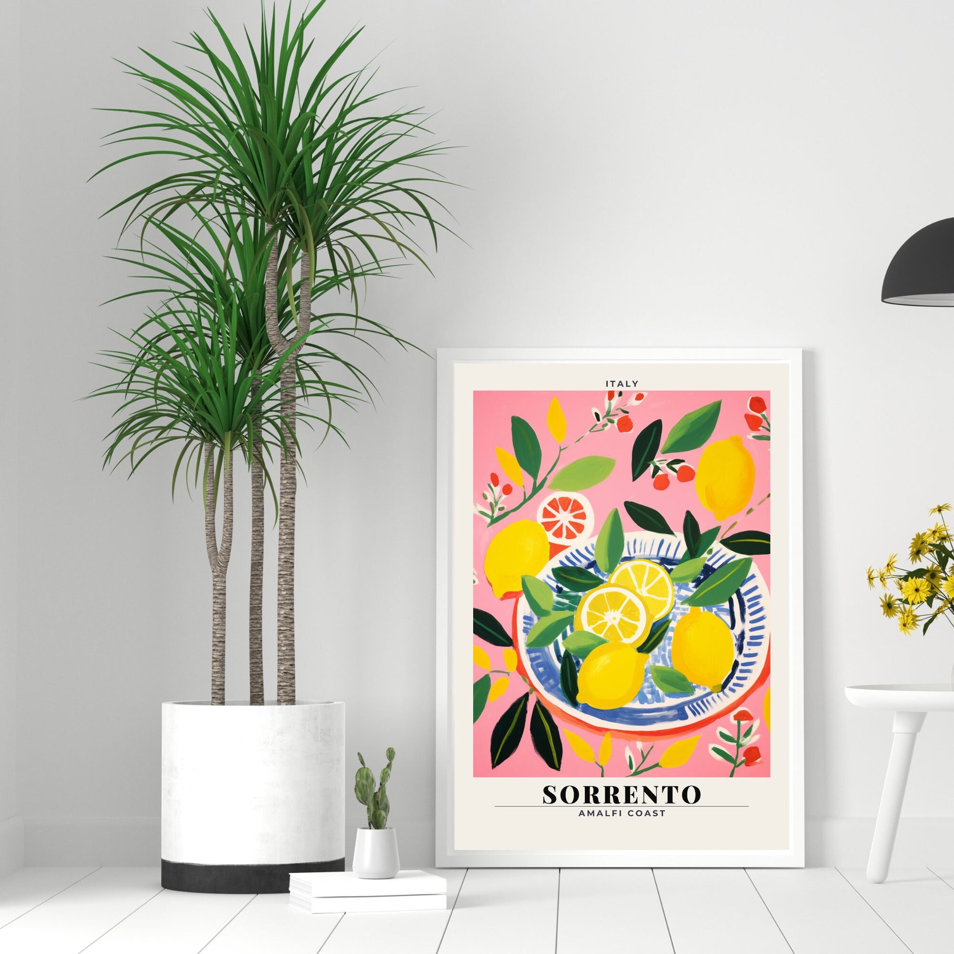 Affiche Sorrento Lemon Amalfi | Art mural | Affiche de cuisine | impression de cuisine Italie | affiche Amalfi