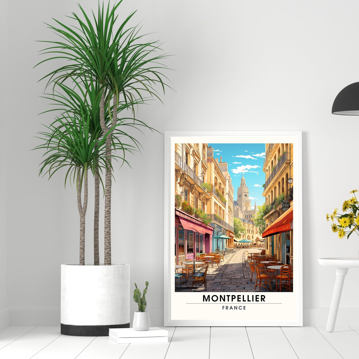 Affiche Montpelier | Impression Montpelier | affiche de voyage Montpelier, France