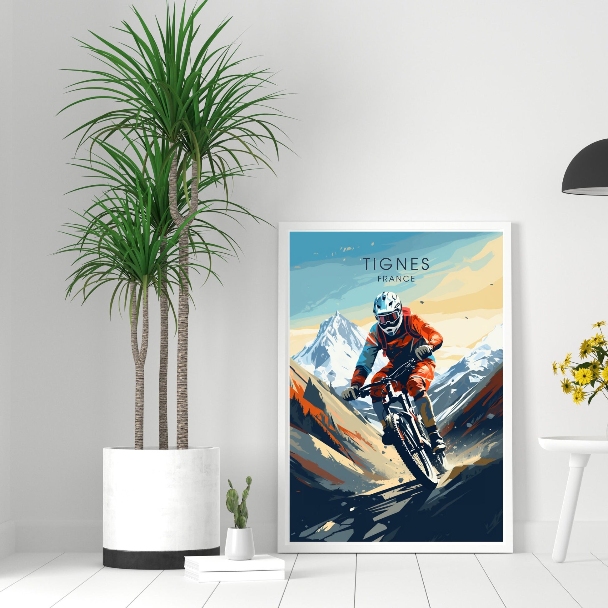 Affiche Tignes | Affiche VTT | Affiche Vélo | Impression VTT