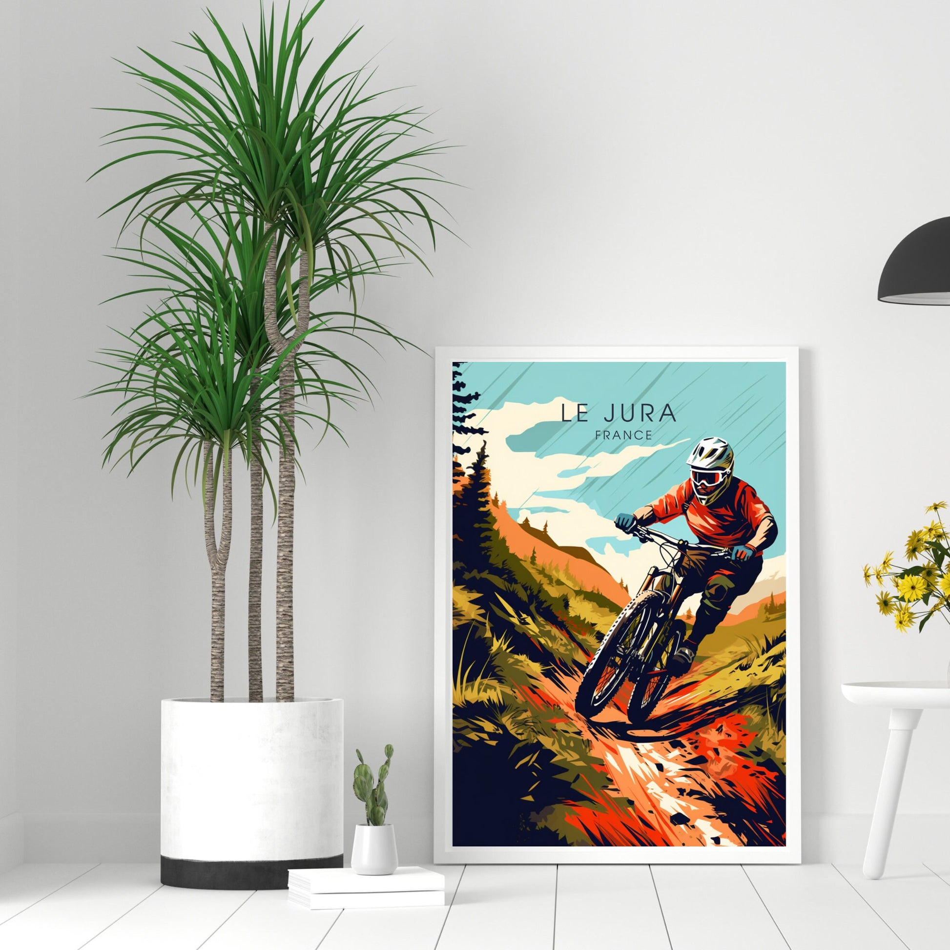 Affiche Le Jura | Affiche VTT | Affiche Vélo | Impression VTT