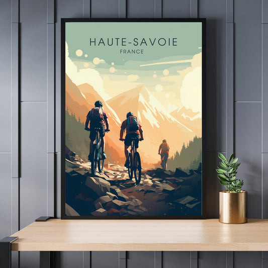 Affiche Haute-Savoie | Affiche VTT | Affiche Vélo | Impression VTT