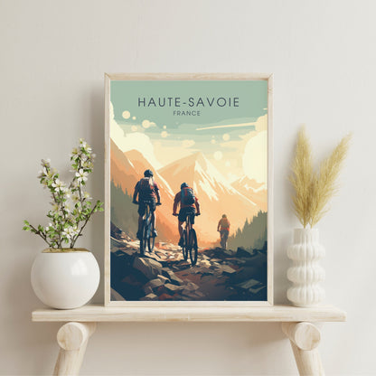 Affiche Haute-Savoie | Affiche VTT | Affiche Vélo | Impression VTT