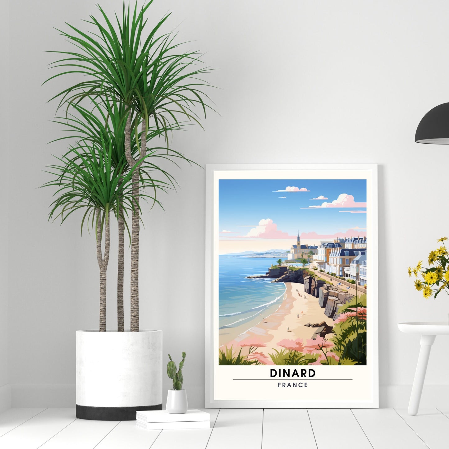 Impression Dinard | Affiche de Voyage Dinard | Impression de Voyage Dinard, France | affiche Bretagne