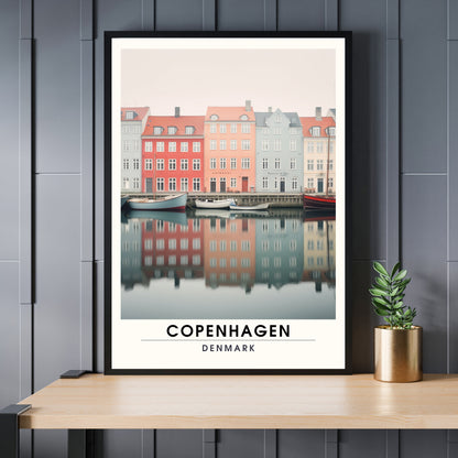 Impression Copenhague | Affiche de Voyage Copenhague | Impression de Voyage Copenhague , Danemark | Affiche Copenhague