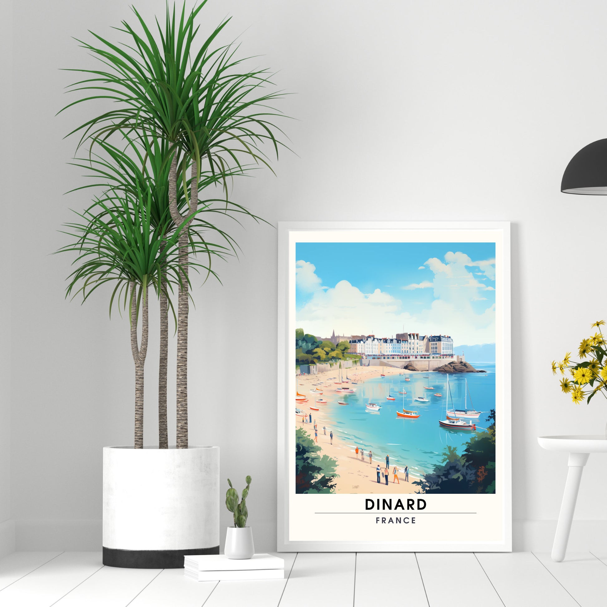 Impression Dinard | Affiche de Voyage Dinard | Impression de Voyage Dinard, France | affiche Bretagne