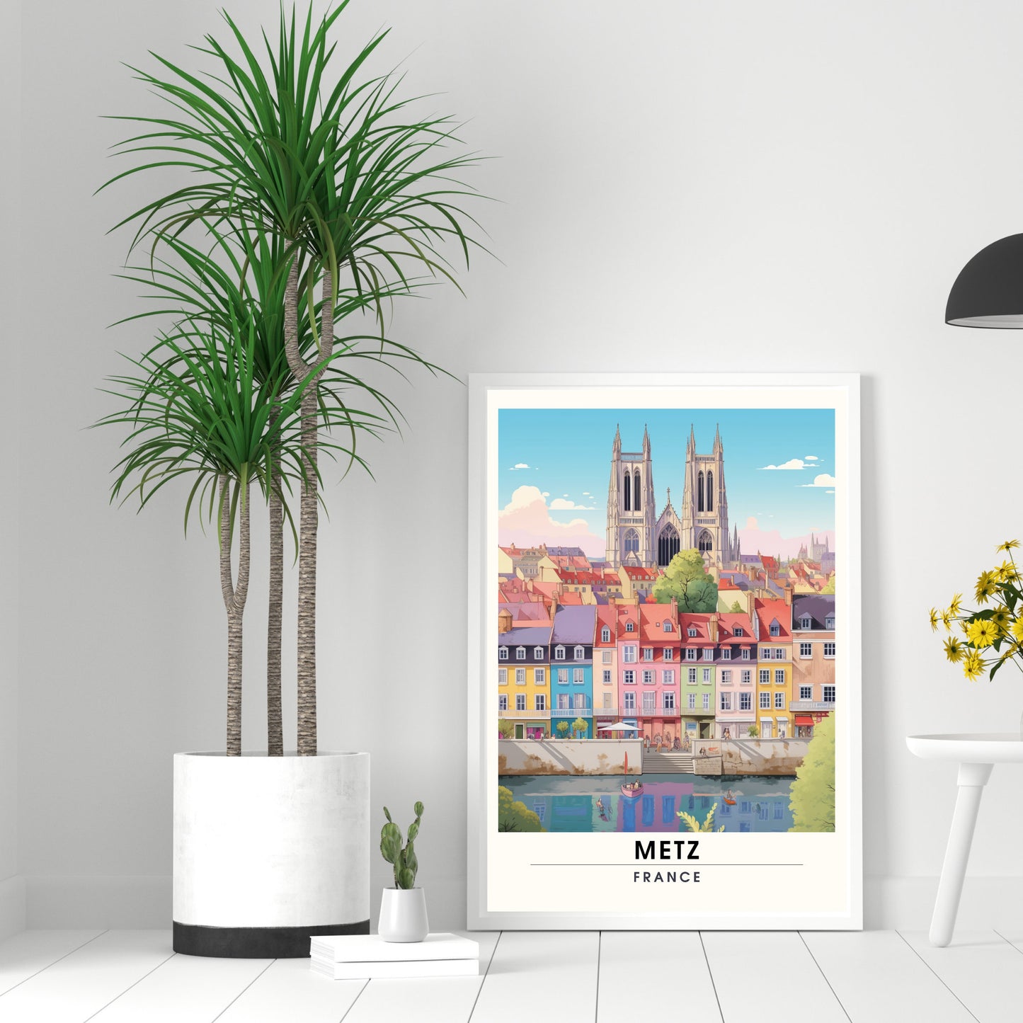 Affiche Metz | impression de voyage Metz, France