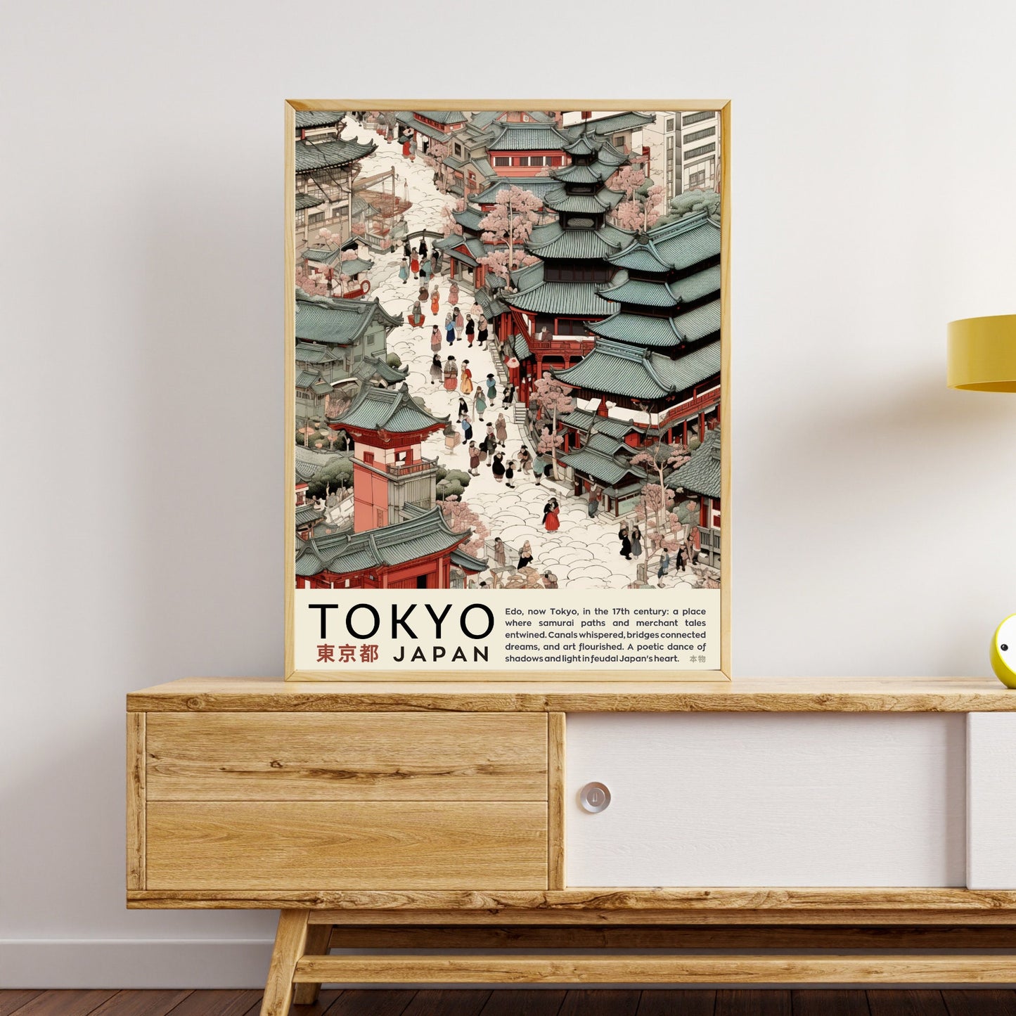 Impression Tokyo | Affiche vintage Tokyo | Affihe ukiyo-e | Affiche Japon