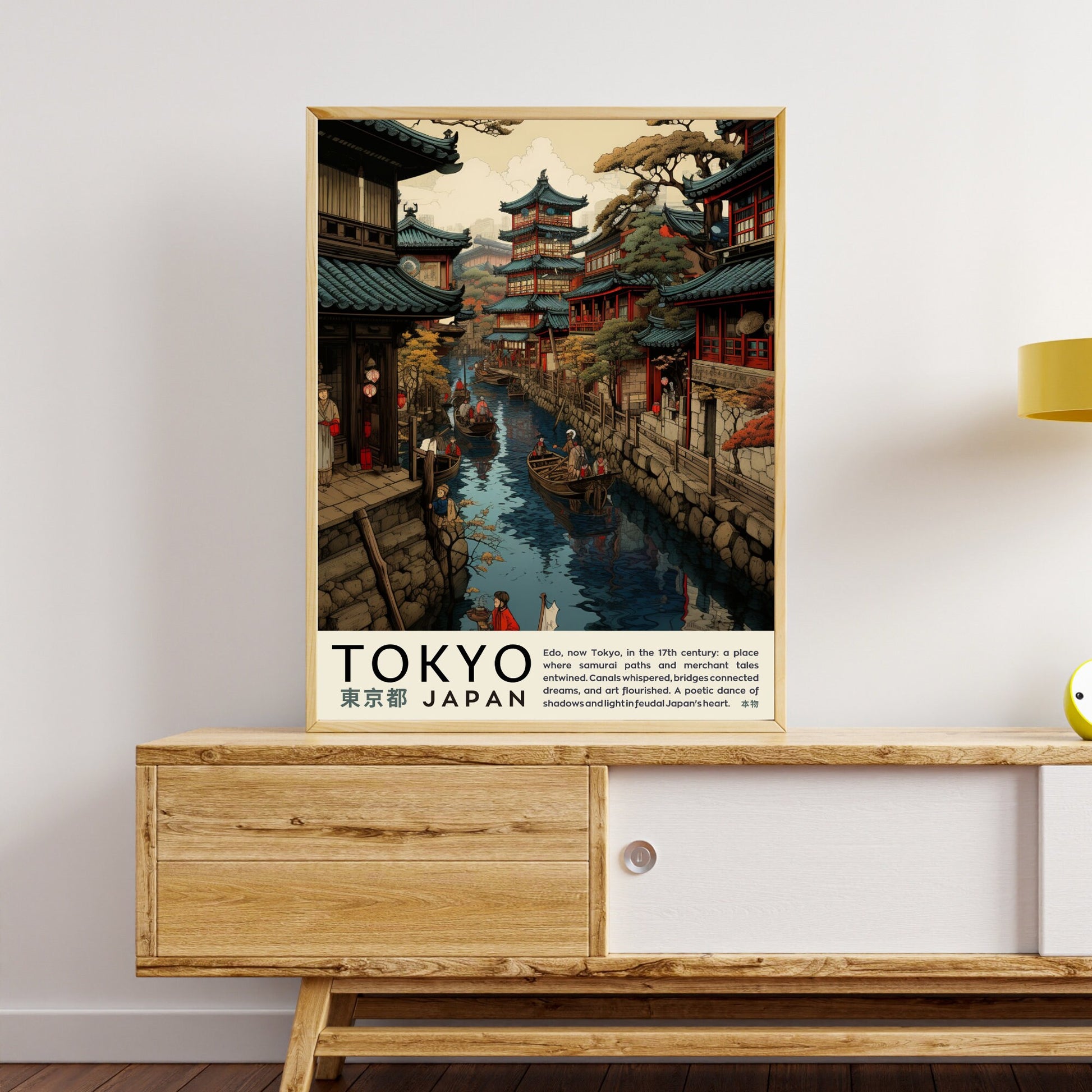 Impression Tokyo | Affiche vintage Tokyo | Affihe ukiyo-e | Affiche Japon