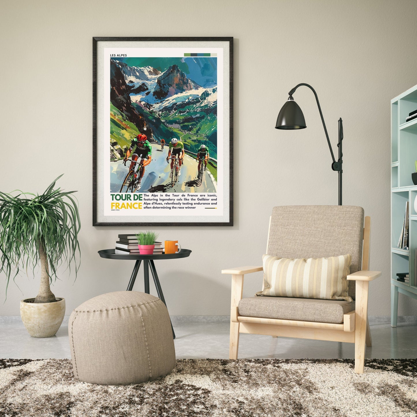 Impression Tour de France | Les Alpes | Affiche Tour de France